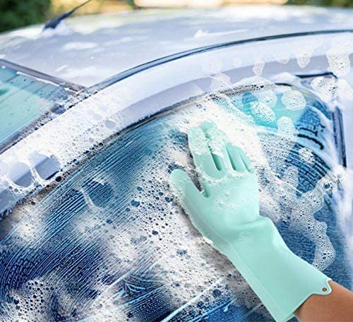 Silicone Hand Gloves (Blue)