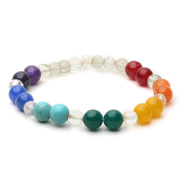 7 Chakra Bracelet | Natural & Certified | Astrological Gemstone | Positive Effect | Unisex Both for Men & Women