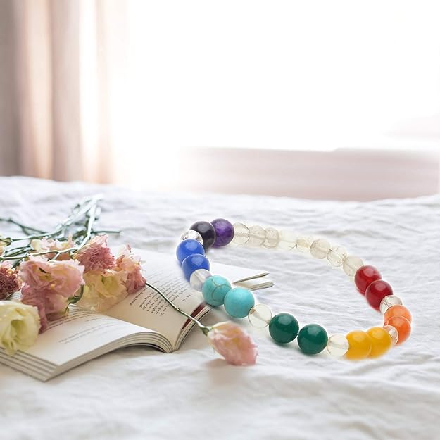 7 Chakra Bracelet | Natural & Certified | Astrological Gemstone | Positive Effect | Unisex Both for Men & Women