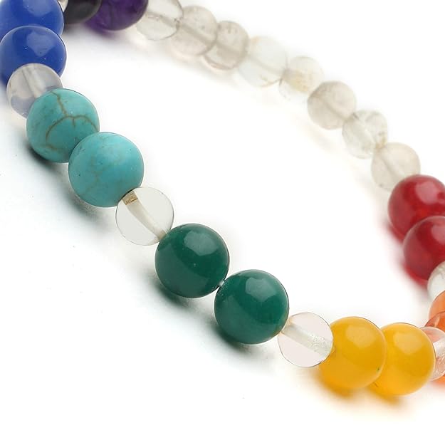 7 Chakra Bracelet | Natural & Certified | Astrological Gemstone | Positive Effect | Unisex Both for Men & Women