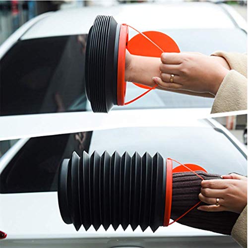 Yaari Bazaar Car Trash Can Storage Organiser Foldable Multifunction Magic Barrels Dust Bin.