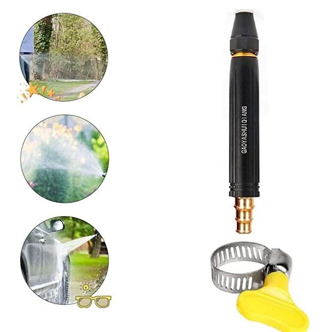 DS Portable High Pressure Washing Water Nozzle (Black)