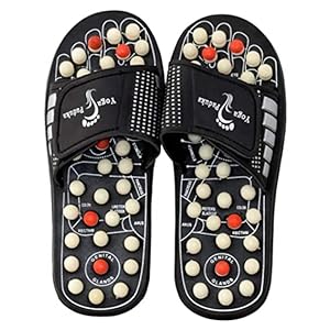 Yaari Bazaar Spring Acupressure Magnetic Therapy Sandals |Yoga Paduka Acupressure Foot Relaxer