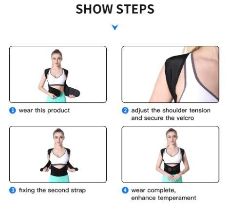 DS Adjustable Back Posture Corrector/ Slouching Relieve Pain Belt Women Men