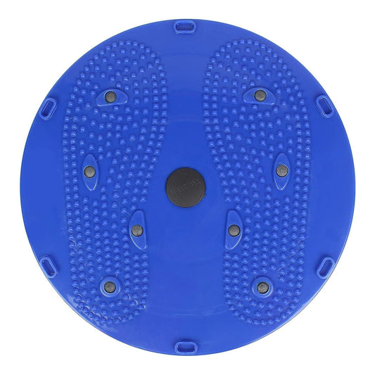 DS Waist Disk Acupressure Magnet Reflexology Slimming Belly 2 in 1 Belly Twister Now Exerciser (Blue)