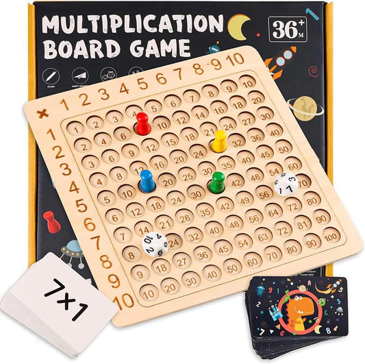 DS Yaari Bazaar Wooden Multiplication Board Game