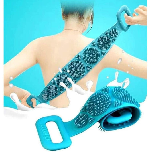 Yaari Bazaar Silicone Body Back Scrubber Dead Skin Removal Easy to Clean, Lathers Well for Men & Women (Multicolor) (Body Scrubber)