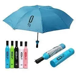 Yaari Bazaar Fold Umbrella with Plastic Wine Bottle Umbrella/Travel.1 Pcs