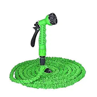Yaari bazaar Wishbone Hose Pipe,50 Foot Hose Pipe Expandable Magic Hose Garden Pipe Extra Long Magic Expandable Garden Wash Car Bike with Spray Gun
